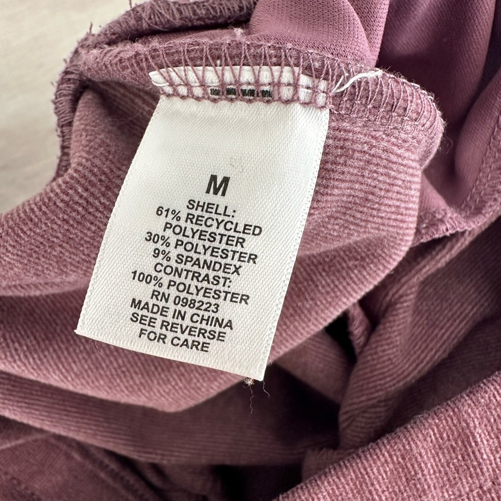 Freely Mauve Cozy Joggers Elevated Lounge Athleisure Workout - Picture 5 of 7